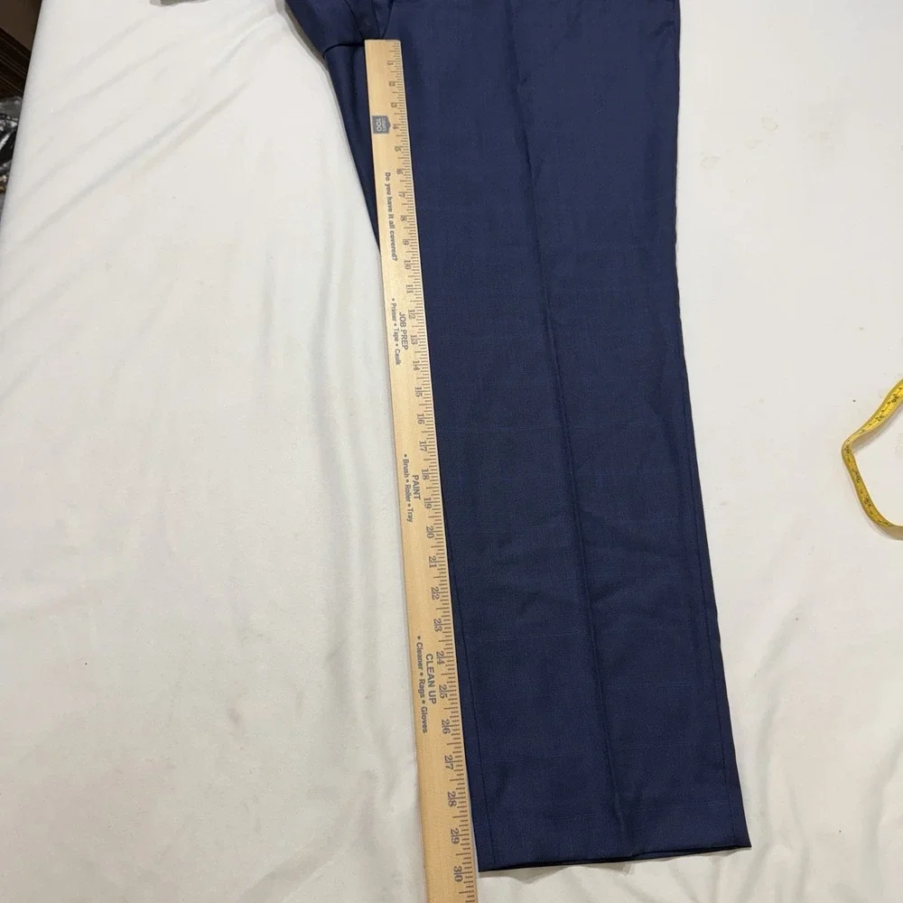 Lauren Ralph Lauren Classic Fit Suit Trouser Mens 42 X 30 Navy Ultra Flex NWT